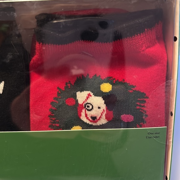 Kate spade Christmas Socks Gift Set 3 pack women’s size 4-10 - Picture 6 of 6